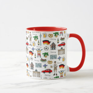 Mug Motif de symboles de l'Allemagne