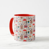 Mug Motif de symboles de Londres (Devant gauche)