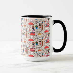 Mug Motif de symboles de Londres