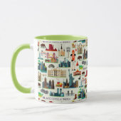 Mug Motif de symboles des Etats-Unis (Gauche)