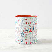 Mug Motif de symboles du Canada | (Centre)