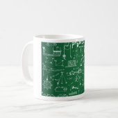 Mug Motif de tableau de physique (Devant gauche)