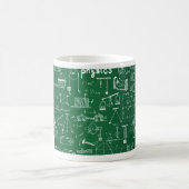 Mug Motif de tableau de physique (Centre)