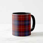 Mug Motif de tartan (Devant droit)