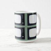 Mug Motif de télévision classique rétro (Devant droit)