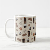 Mug Motif de thème chocolat (Gauche)