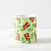 Mug Motif de tomate sans joint. Impression végétale. V (Centre)