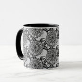 Mug Motif de tortue de style (Devant gauche)