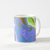 Mug Motif de tourbillon multicolore abstrait (Devant droit)