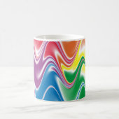 Mug Motif de tourbillon ondulé coloré (Centre)