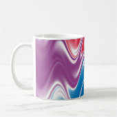 Mug Motif de tourbillon ondulé coloré (Gauche)