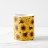 Mug Motif de tournesol, beautés jaunes, (Centre)