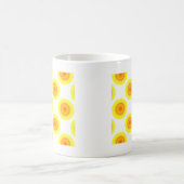 Mug Motif de tournesol personnalisé (Centre)