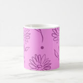 Mug Motif de tournesol violet (Centre)