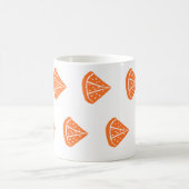 Mug Motif de tranche orange (Centre)