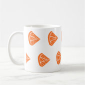 Mug Motif de tranche orange (Gauche)