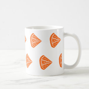 Mug Motif de tranche orange