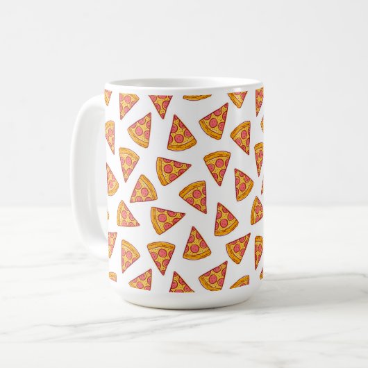 Mug Motif de tranche Pizza Fun (Devant gauche)