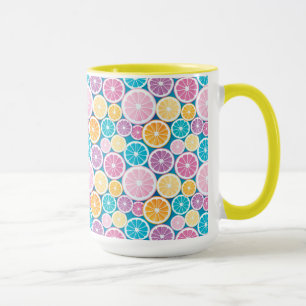 Mug Motif de tranches d'agrume