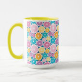 Mug Motif de tranches d'agrumes (Gauche)
