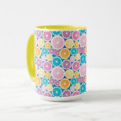 Mug Motif de tranches d'agrumes (Devant gauche)