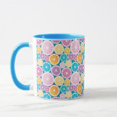 Mug Motif de tranches d'agrumes (Gauche)