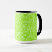 Mug Motif de tranches de chaux (Devant droit)