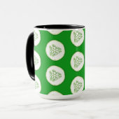 Mug Motif de tranches de concombre (Devant gauche)