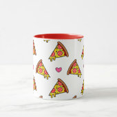 Mug Motif de tranches de pizza appétissantes (Centre)