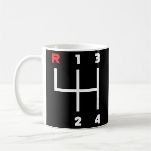 Mug Motif de transmission manuelle du train de bord 4