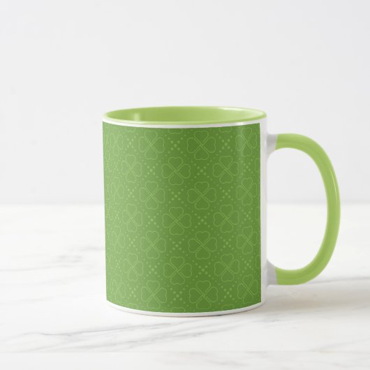 Mug Motif de trèfle de coeur (Droite)