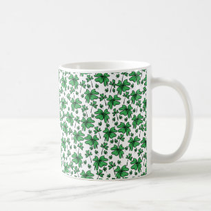 Mug Motif de trèfle de shamrocks