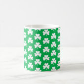 Mug Motif de trèfle vert et blanc (Centre)
