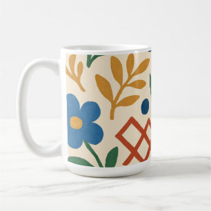 Mug Motif de Trellis Floral