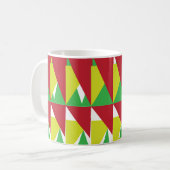 Mug Motif de triangle coloré (Devant gauche)