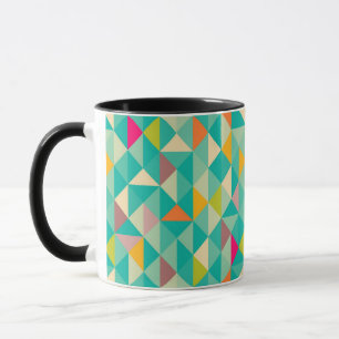 Mug Motif de triangles