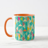 Mug Motif de triangles (Gauche)