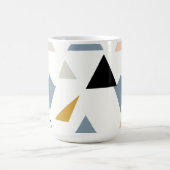 Mug Motif de triangles géométriques modernes (Centre)