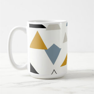 Mug Motif de triangles géométriques modernes