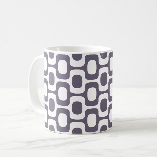 Mug Motif de trottoir d'Ipanema, Motif de plage, Brési (Devant gauche)