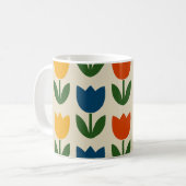 Mug Motif de tulipe coloré (Devant gauche)