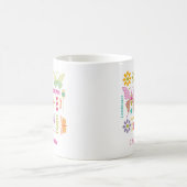 Mug Motif de typographie de papillon moderne (Centre)