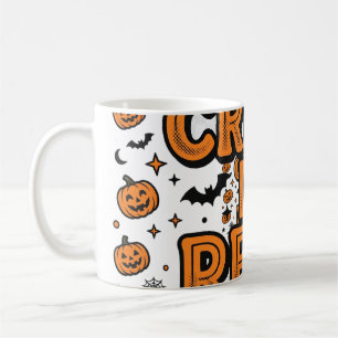 Mug Motif de typographie rétro Halloween « Creep It Re