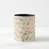 Mug Motif de vacances d'été (Centre)