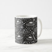 Mug Motif de vaisseau spatial (Devant droit)