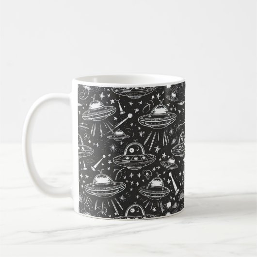 Mug Motif de vaisseau spatial (Gauche)