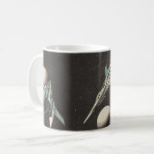 Mug motif de vaisseau spatial vintage (Devant gauche)