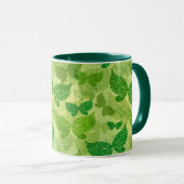 Mug Motif de vert de ressort (Devant droit)