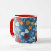 Mug Motif de vie sous-marine (Devant gauche)