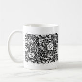 Mug Motif de vigne de raisin noir et blanc de William (Gauche)